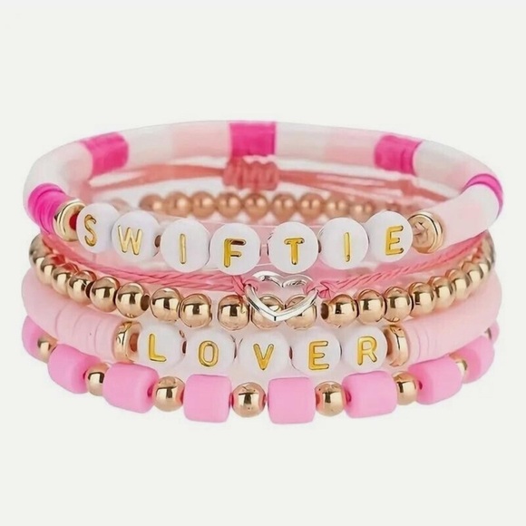 New! Taylor Swift Swiftie Lover Friendship Bracelet Set of 5 - Picture 2 of 8